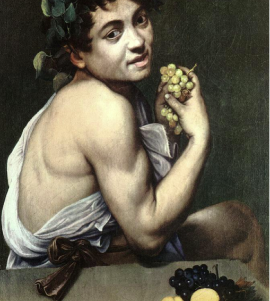 Bacco malato caravaggio lerscargot ivana porcini
