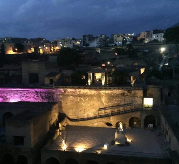 Ercolano di notte - L'escargot Slow Art - Ivana Porcini