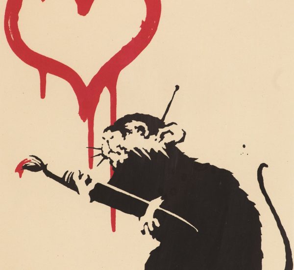 Ratto di Bansky - L'escargot Slow Art - Ivana Porcini